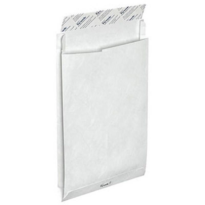 TYVEK® BOÎTE DE 20 POCHETTES INDÉCHIRABLES ET IMPERMÉABLES TYVEK - AUTO-ADHÉSIVES - 229 X 324 MM (55 G/M²) - COULEUR BLANC