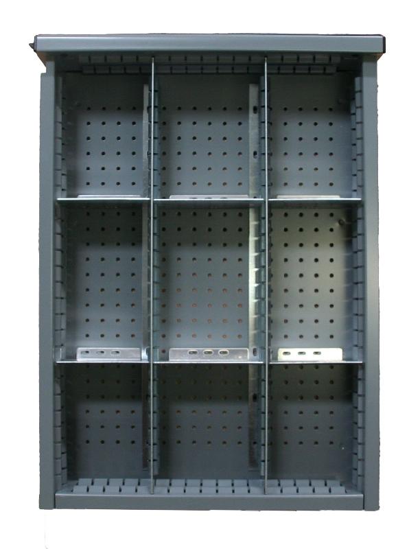 Agencement pour tiroir h.75 mm d'armoire métallique xs2_0