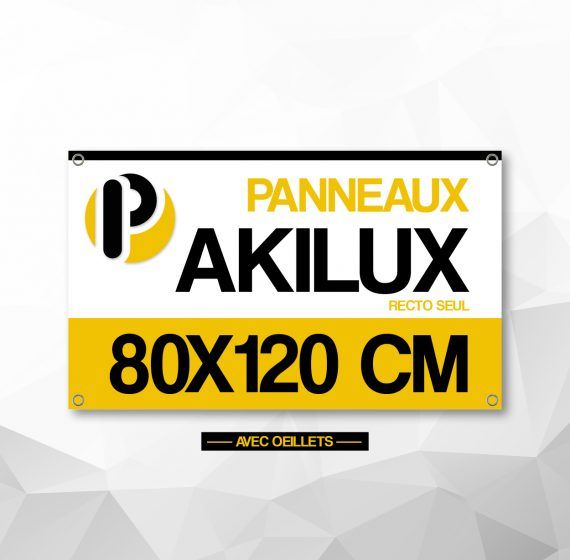 Akilux - panneau de chantier - panneau chantier - dimensions 80x120cm_0