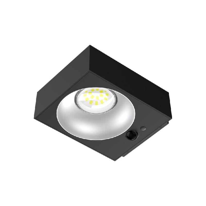 Alcapower Applique LED solaire IP65 1000 lm avec capteur de présence et de crépuscule - 4000K - Allumage automatique au passage - noir 8059174955946_0