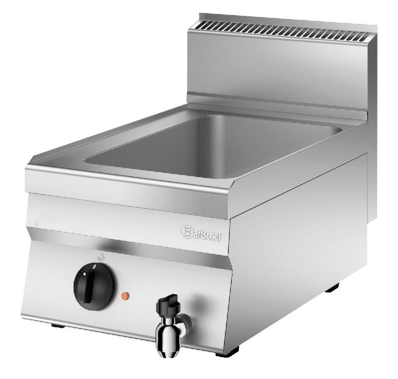 Bain-marie en acier inoxydable 18/10 - 650 x 400 mm - GN 1/1 - Marque Bartscher_0