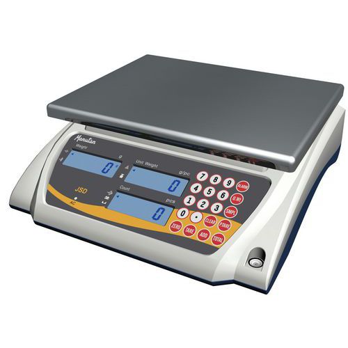 BALANCE COMPTEUSE 30KG/1G AVEC CERTIFICAT D'ÉTALONNAGE - MANUTAN EXPERT