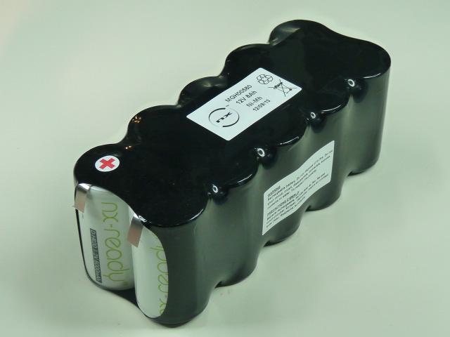 Batterie industrielle Nimh 10x D 10S1P ST2 12V 8Ah T2 - Marque NX_0