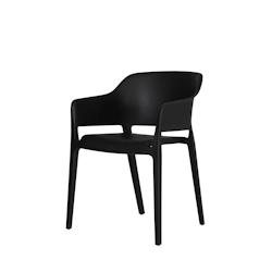 BEST Chaise de Jardin Giethoorn - Noir - VEBA - noir 554411_0