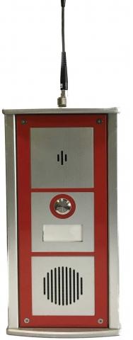 Boîtier d'appel d'urgence radio - Transmetteur UHF/VHF - Amplificateur 40W avec haut-parleur à pavillon_0