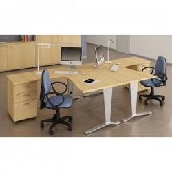 Bureau d'angle avec rangement