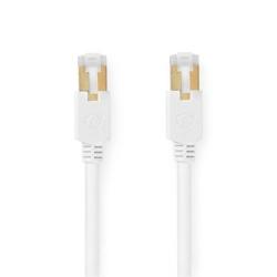 Câble Réseau Cat6 S/ftp  Câble Rj45 (8p8c) Mâle Vers Rj45 (8p8c) Mâle  2,0 M  Blanc Usage Non Intensif Nedis - 3665476642474_0