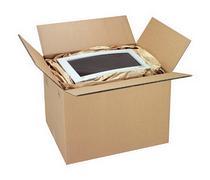 CAISSE AMÉRICAINE KRAFT BRUN DOUBLE CANNELURE H 40 X L 40 X P 60 CM - LOT DE 10