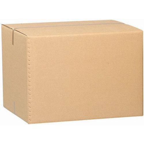 CAISSE-CONTENEUR POUR PALETTE KRAFT CARTON HAUTEUR 600 MM - MANUTAN