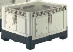 Caisse-palette pliable - cai123cp1210014 - dimensions intérieures 1120x920x660 mm - version pleine_0