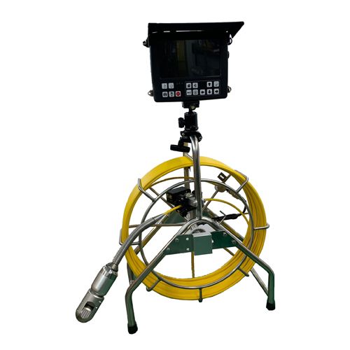 Caméra rotative pan tilt ø 50mm sur dévidoir - DeviXplorer 360 HD - inspection DN80 à 600 avec sonde radio intégrée_0