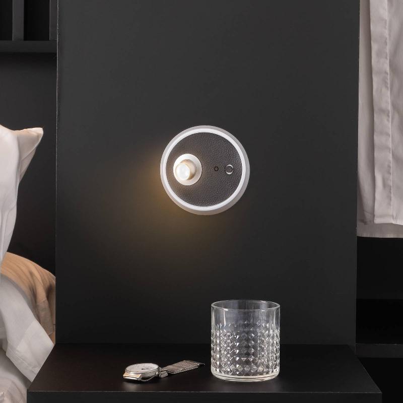CARPYEN APPLIQUE LED ZOOM, SPOT, PORT USB, CUIVRE NOIR