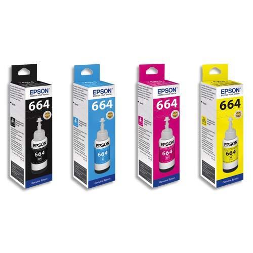 CARTOUCHE JET D'ENCRE ECOTANK EPSON T664440 - JAUNE