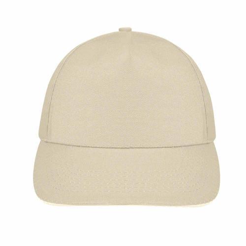 CASQUETTE 5 PANNEAUX EN COTON BICOLORE