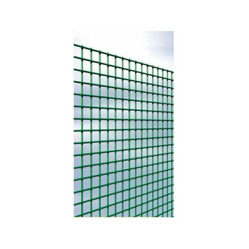 Grillage maille carrée galvanisé Cavatorta - Longueur 2,5 m - Hauteur 1 m -  Maille 13 mm