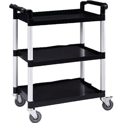 CHARIOT EN ACIER INOXYDABLE 3 PLATEAUX 810X435XH910 MM