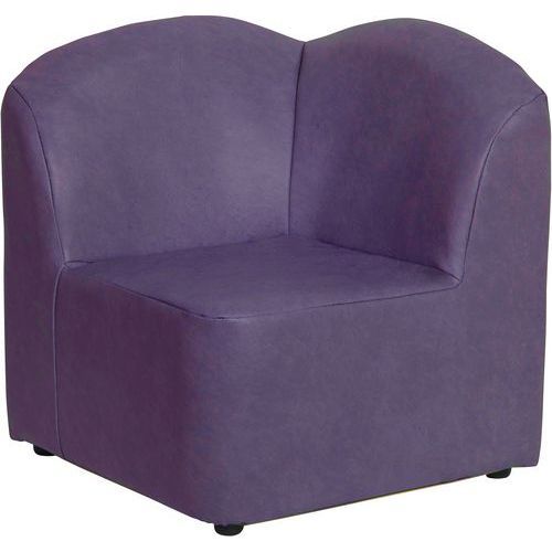 CHAUFFEUSE ANGLE 90 BOWLING NON DÉHOUSSABLE PVC M1 PRUNE - MANUTAN EXPERT