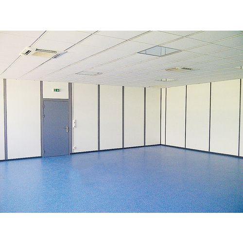 CLOISON PLEINE DBLE PAROI MELAMINEE HT 2 75M LARG 1M