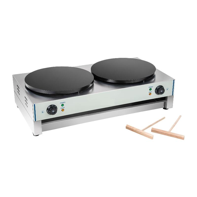 Crêpière double professionnelle ø40cm_0