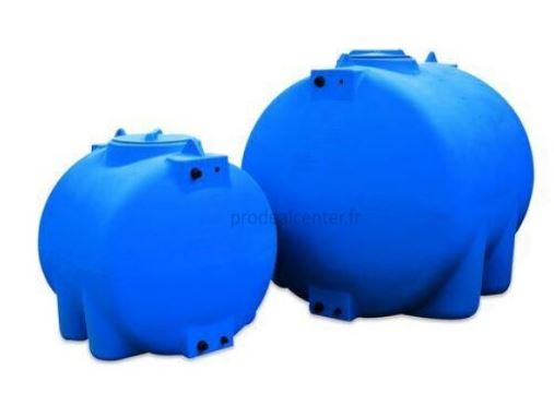 Cuve de récupération d'eau de pluie horizontale - 300 litres - Renson - autoportante avec traitement anti-UV_0