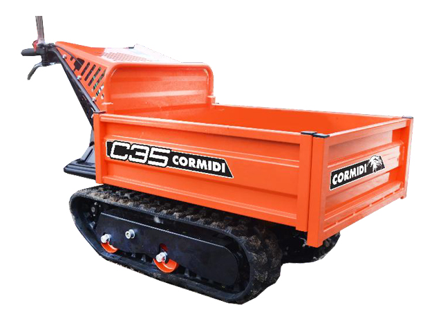 Dumper motorisé à chenilles 0.19t - Cormidi C35 - capacité de 350 kg_0