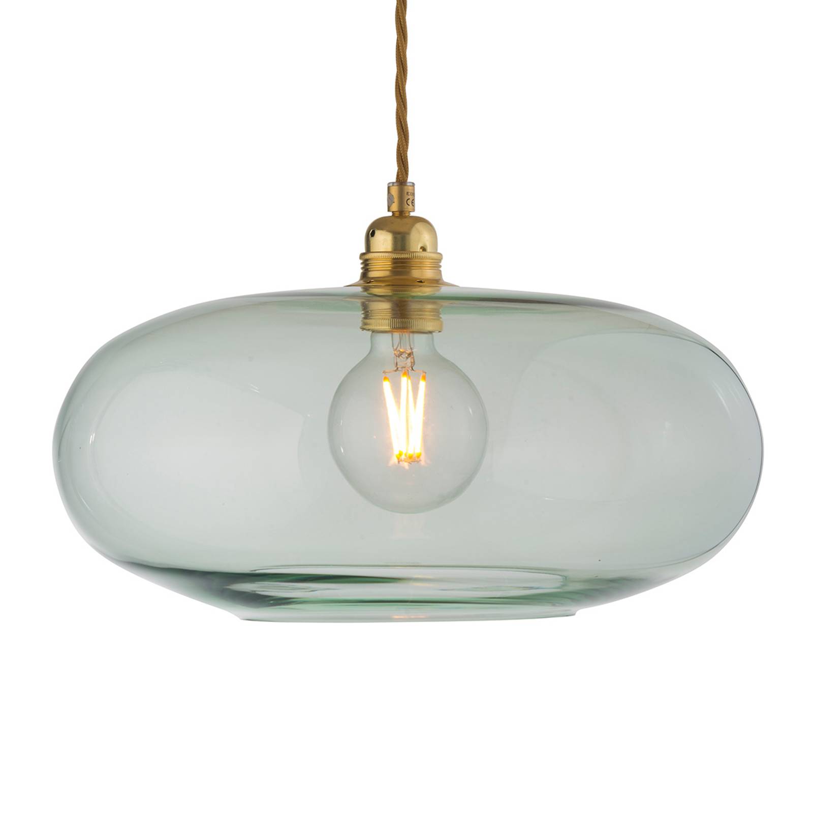EBB & FLOW HORIZON SUSPENSION VERRE VERT Ø 36 CM