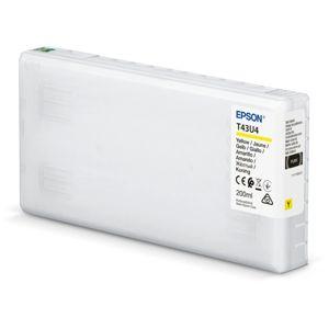 Encre Epson T43U4 - Jaune Surelab SL-D800 - 200ml (C13T43U440)_0