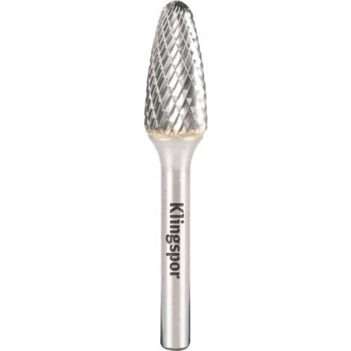 FRAISE CARBURE DE TUNGSTÈNE PROCUT - SÉRIE HF 100 - MODÈLE F - POUR PIÈCES DE FORME 12,7 X 25 X 6 MM KLINGSPOR