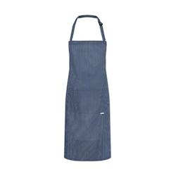 KARLOWSKY,Tablier bavette, avec poches, à rayures, MARINE , - bleu 4040857971579_0