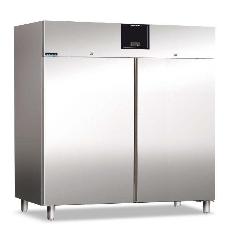 KLIMAITALIA Congélateur inox tropicalisé ventilé de 1400 litres. Dégivrage auto. LED. T° -22/-18°C. Dim. LxLxH 134x87,5x209cm. AXF1520BT - 4541_0
