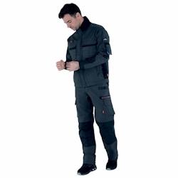 Lafont - Pantalon de travail FORAS Gris Foncé / Noir Taille L - L gris 3609702071829_0