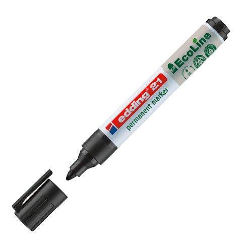 MARQUEUR PERMANENT RECHARGEABLE EDDING E21 POINTE OGIVE 1,5 MM NOIR