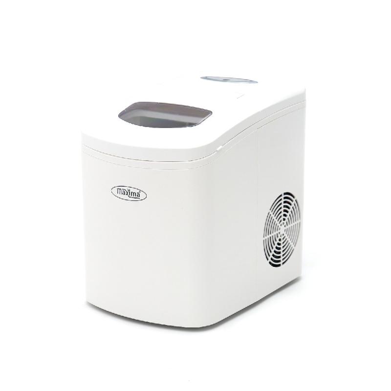 Maxima Machine à glaçons - 10-12 kg/jour - glaçons creux - refroidissement par air - blanc – 24 × 36 × 34 cm – 150 W - blanc plastique AKS-09100505_0