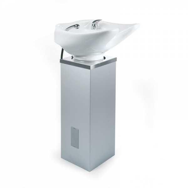 Bac de lavage - Armor Sup FA 1910 - colonne en aluminium avec cuvette profonde ergonomique réglable_0