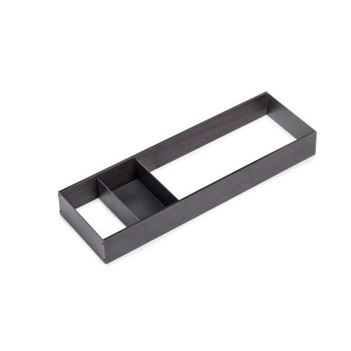 ORGANISATEUR DE TIROIR ORDERBOX - 150X470MM - GRIS - ACIER ET BOIS EMUCA