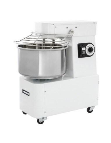 Pétrin à spirale professionnel IB30 - Tête et cuve fixe - 32L | Prismafood - 380 V - 8056098774943_0