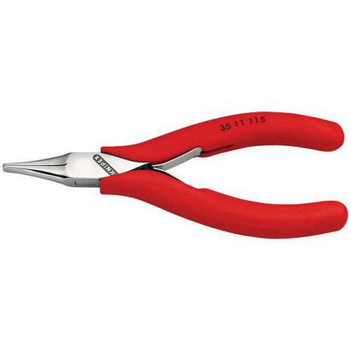 PINCE DE PRÉHENSION - BECS PLATS LISSES - 115MM - PVC - POLIE MIROIR - KNIPEX