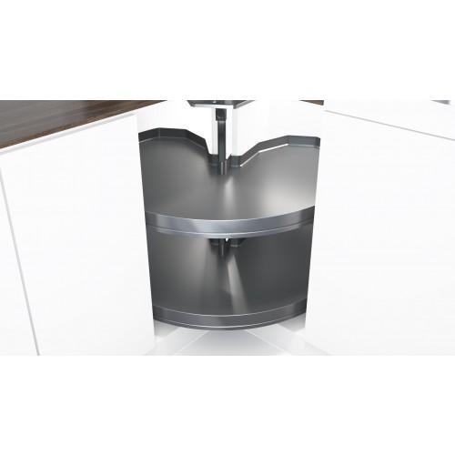 PLATEAUX PIVOTANTS POUR MEUBLE D'ANGLE REVO 90° PURE - ANTHRACITE KESSEBÖHMER