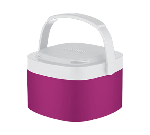 PORTE ALIMENT ISOTHERME 35CL ROSE - THERMOS - STACK N LOCK