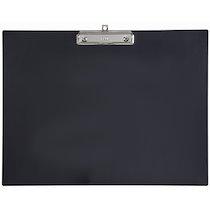 PORTE-BLOC, PLASTIQUE AVEC PINCE DE SERRAGE, A3, NOIR