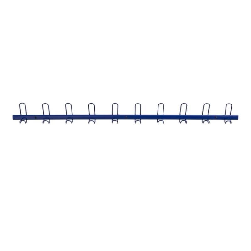 Porte-manteaux dix patères - 1450 mm - Acier - Capacité 10 vêtements - Coloris au choix_0