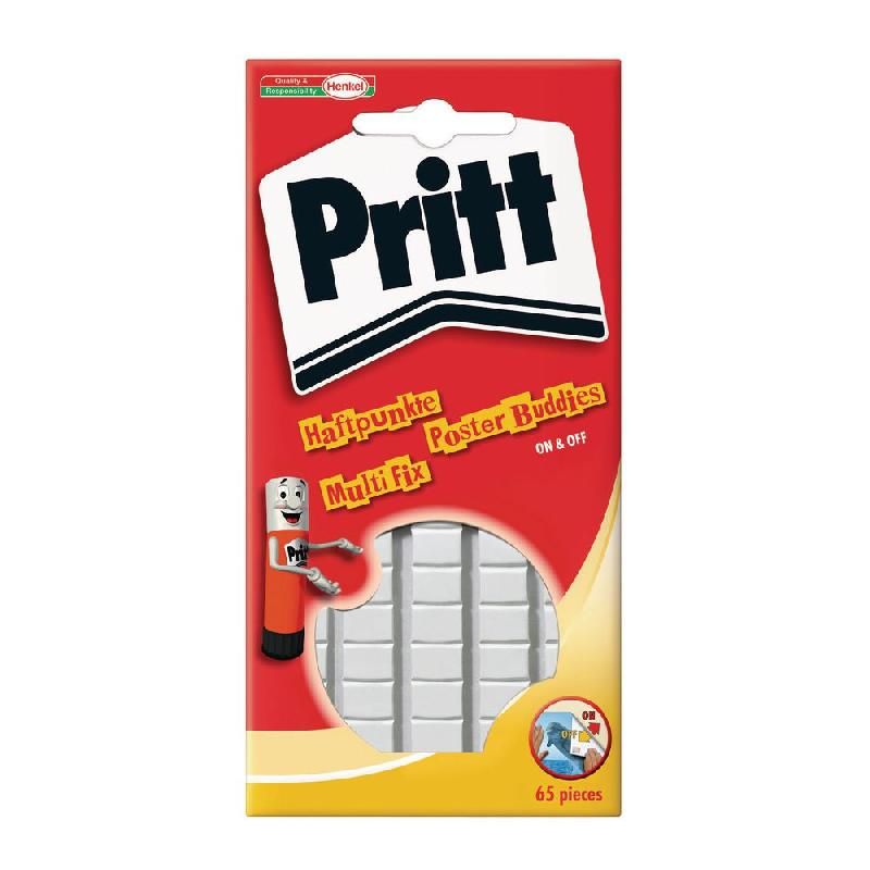 PRITT PASTILLE ADHÉSIVE PRITT MULTIFIX - 65 PASTILLES