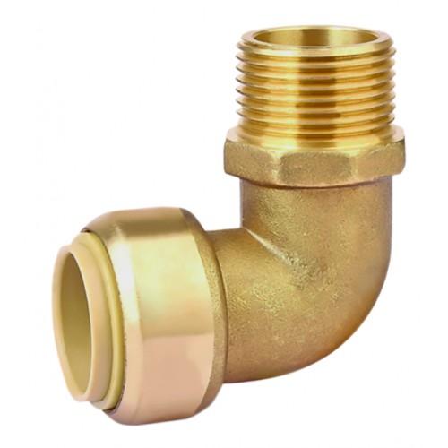 RACCORD COUDE MÂLE - DIAMÈTRE 20 - 20X27 - TOUTUB BOUTTÉ