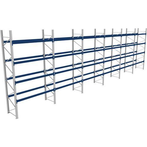RACK 1 DÉPART + 5 SUIVANTS LXLXH 2700X17100X5000 800KG 4 NIV - BITO