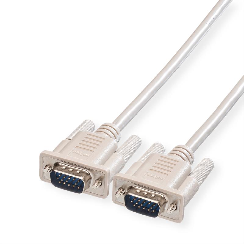 Roline vga câble pour écran hd15 m - hd15 m b-b, 3 m_0