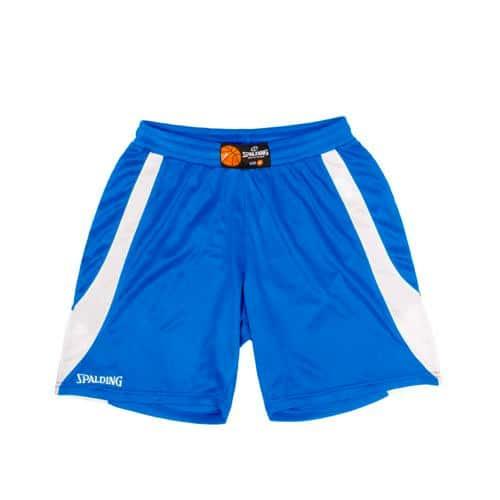 SHORT BASKET FEMME - SPALDING - JAM BLEU ROYAL BLANC
