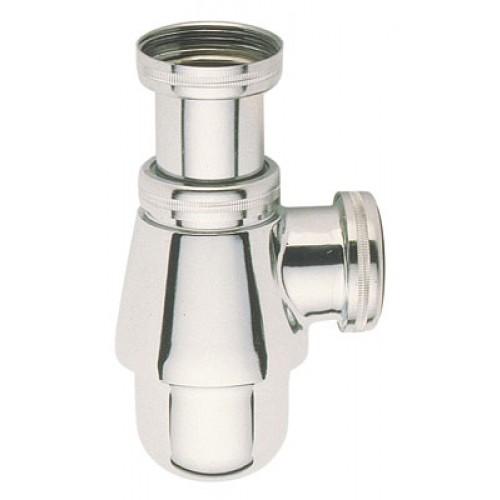 SIPHON DE LAVABO ET BIDET LAITON 33/42 CHROMÉ - 0501025 NICOLL