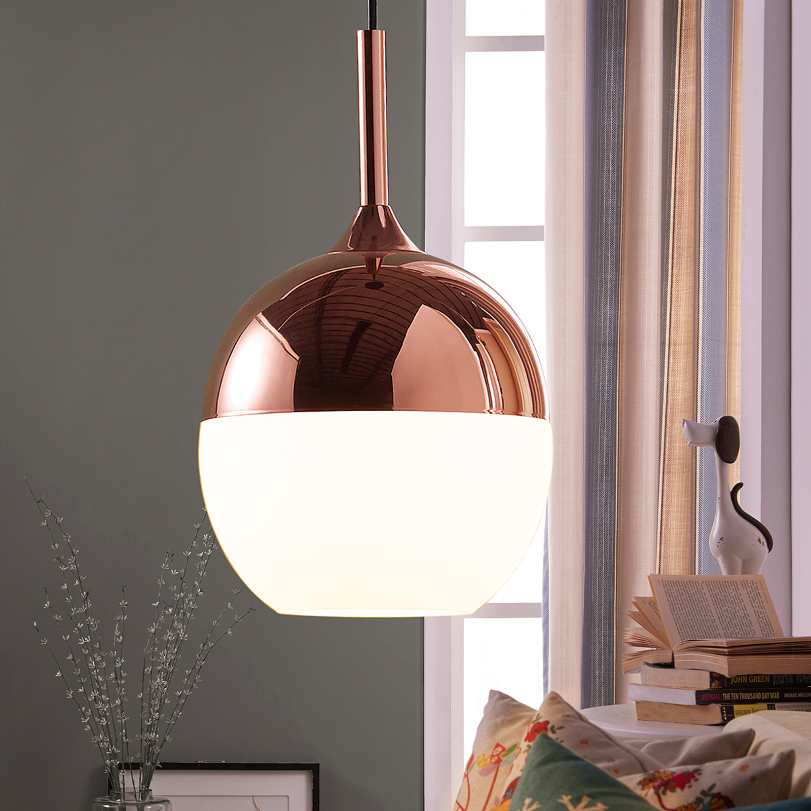 LINDBY SUSPENSION COULEUR CUIVRE DEDA