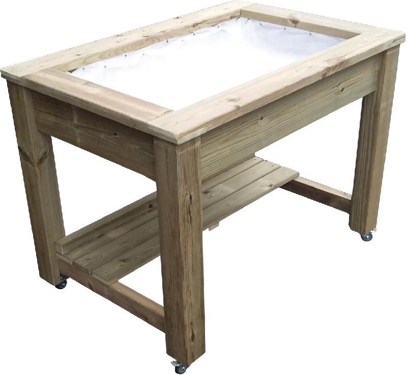 TABLE DE JARDINAGE SUR ROULETTE
