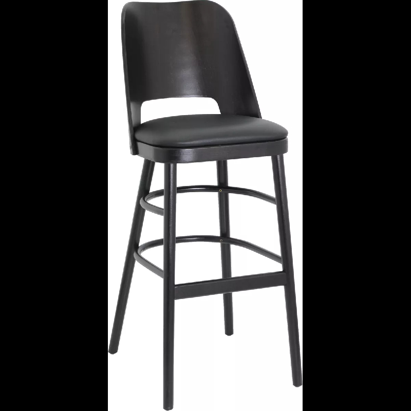 Tabouret DEBIRA en hêtre massif - Contemporain - Intérieur - Référence 00580011BO60_0